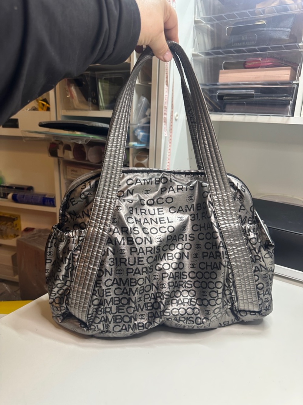 Chanel Nylon Zip Tote - Picture 2 of 7